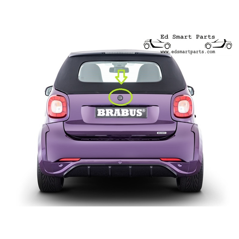Smart Fortwo Forfour Brabus Ultimate 125 rear decal